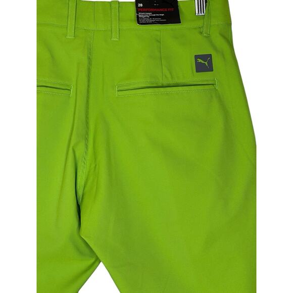 NWT Puma Golf Mens Jackpot Shorts 28 UPF 50+ Performance Fit 10” Inseam Greenery - Picture 6 of 13